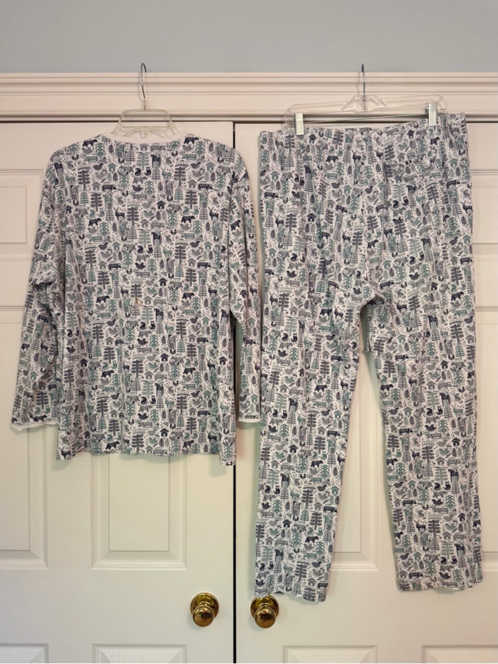 Roller Rabbit Nordic Folk Pima Cotton Pajamas XXL - Picture 10 of 14